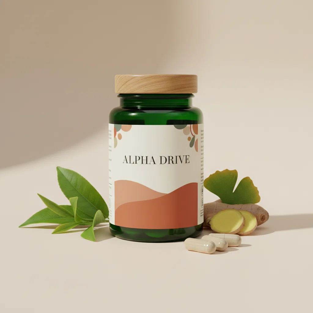 Alpha Drive ravintolisäpurkki - miesten verenkierto tuki